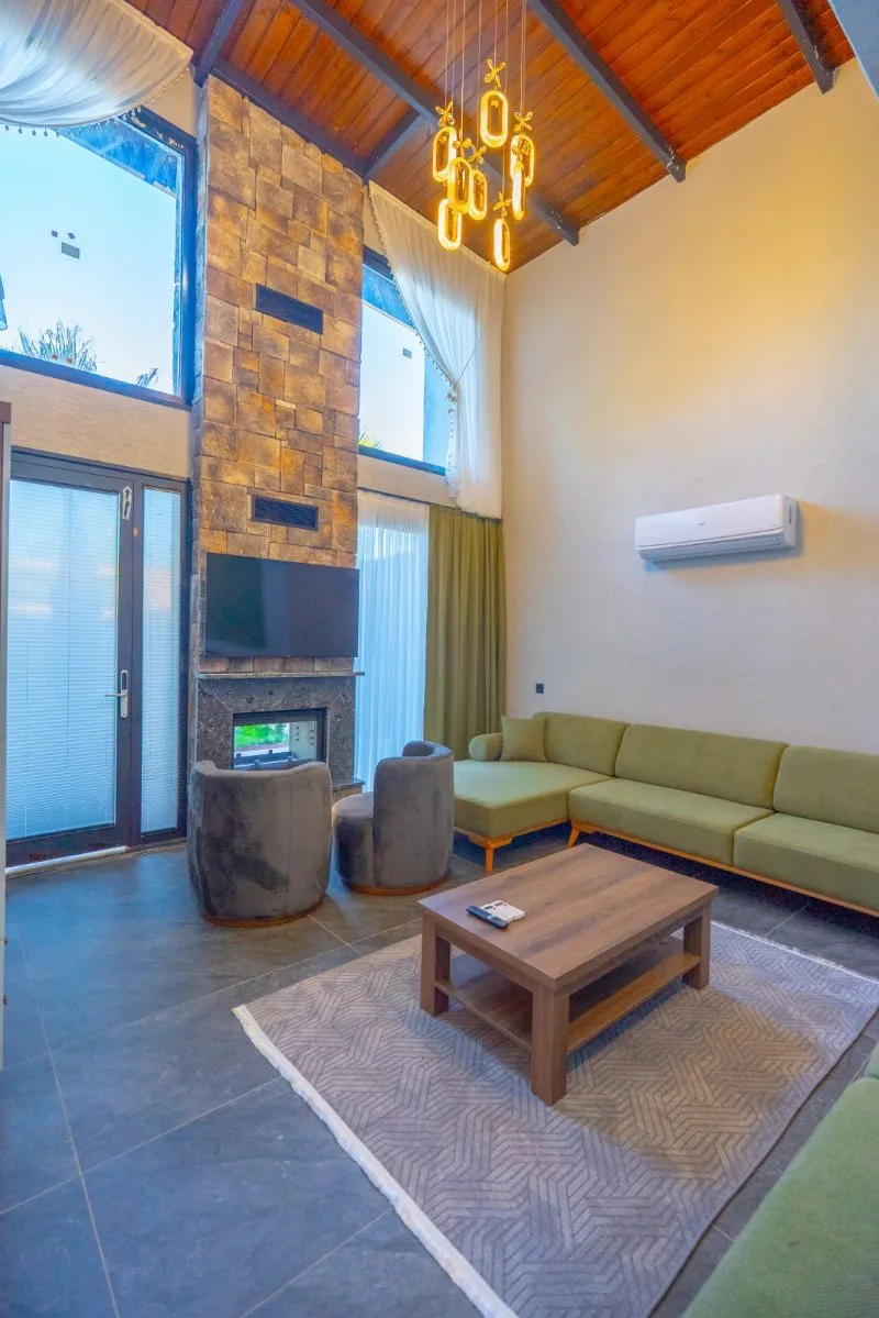 Berra Resort Tatil Köyü Sapanca'nın modern oturma alanı