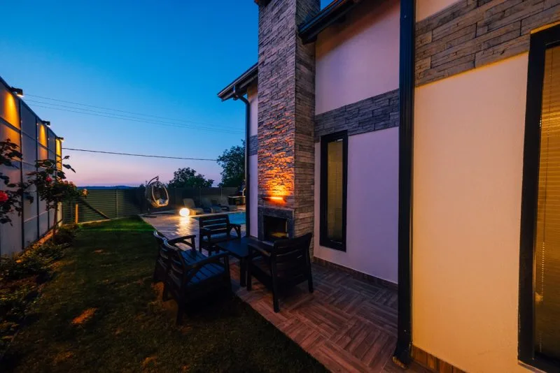 Sapanca Cbc Plus Bungalov'un bahçesi ve oturma alanı